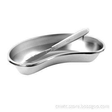 Medical Surgical Stainless Steel Kidney-Shaped Disinfecting Plate